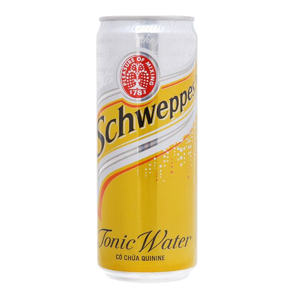  Nước giải khát có gas Schweppes Tonic lon 330ml 
