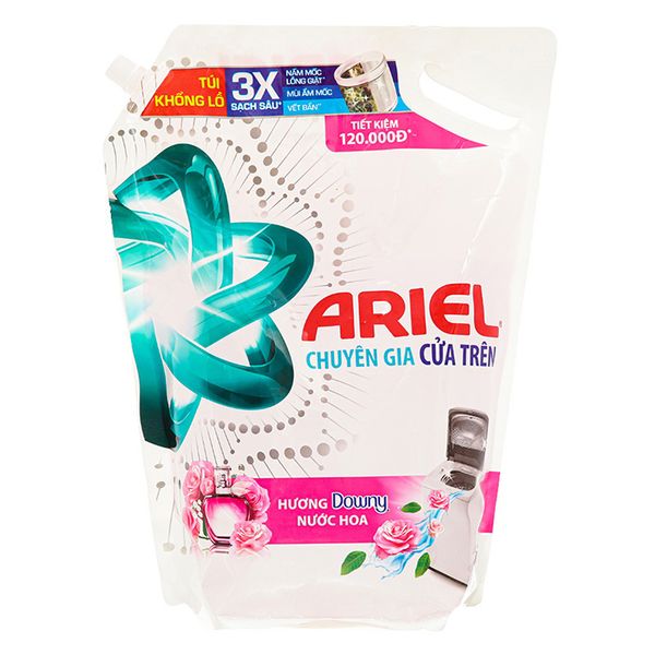  Nước giặt cửa trên Ariel chuyên gia hương Downy nước hoa túi 3,8 lít 