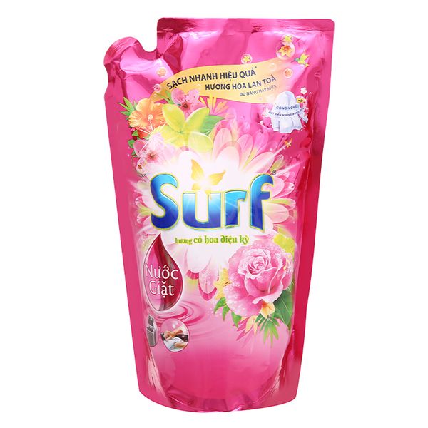  Nước giặt Surf hương cỏ hoa diệu kỳ túi 1,6 lít 