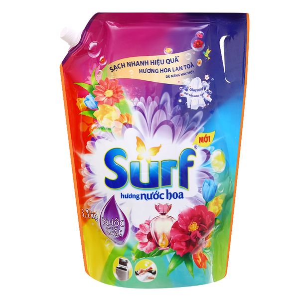  Nước giặt Surf hương nước hoa túi 3 lít 