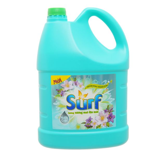  Nước giặt Surf hương sương mai dịu mát can 3,6 lít 