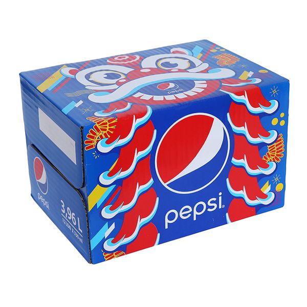  Nước ngọt Pepsi Cola thùng 24 lon x 330ml 