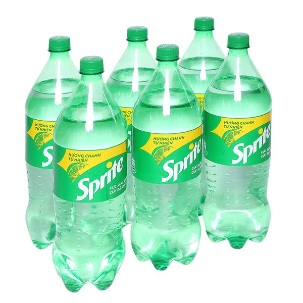  Nước ngọt Sprite vị chanh lốc 6 chai x 1.5 lít 