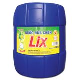  Nước rửa chén Lix siêu sạch hương chanh can 20 kg 