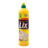  Nước rửa chén Lix Vitamin E Bảo vệ da tay hương chanh chai 800g 