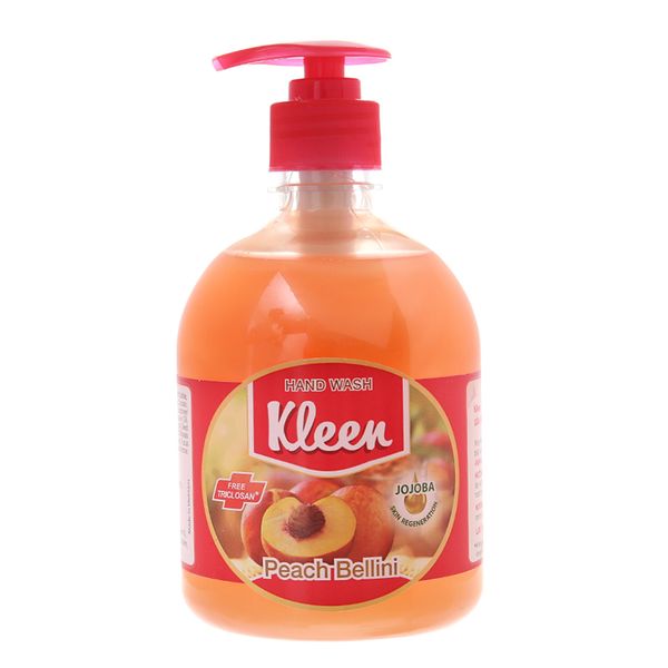  Nước rửa tay Kleen hương đào chai 500ml 