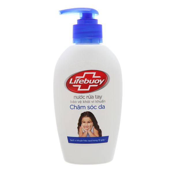  Nước rửa tay Lifebuoy chăm sóc da chai 180 g 