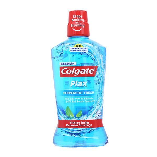  Nước súc miệng Colgate Plax Peppermint Fresh hương bạc hà chai 750ml 