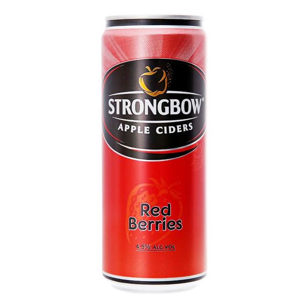  Nước táo lên men Strongbow gold Apple vị dâu lon 330ml 