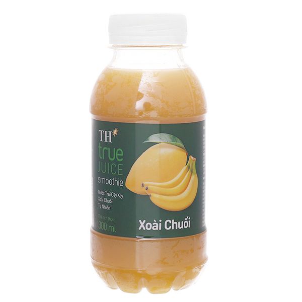  Nước trái cây xay xoài chuối TH True Juice chai 300ml 