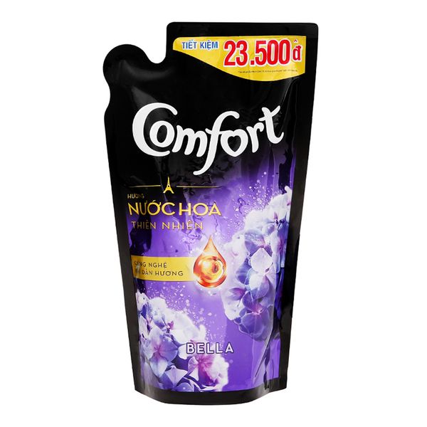  Nước xả vải Comfort hương nước hoa thiên nhiên bella túi 750ml 