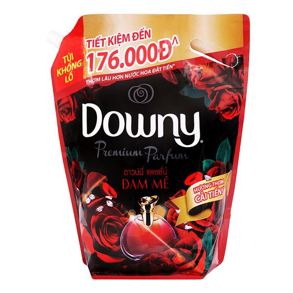  Nước xả vải Downy Premium Parfum đam mê túi 3 lít 