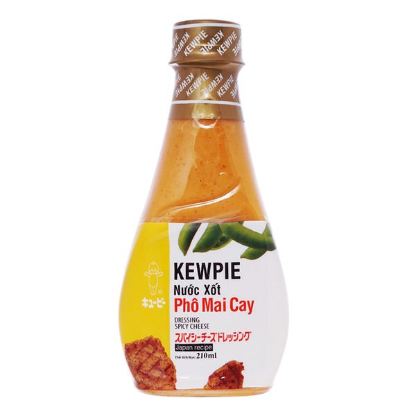  Nước xốt phô mai cay Kewpie chai 210ml 