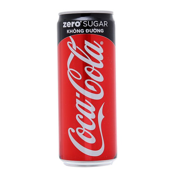  Nước ngọt Coca Cola Zero lon 330ml 
