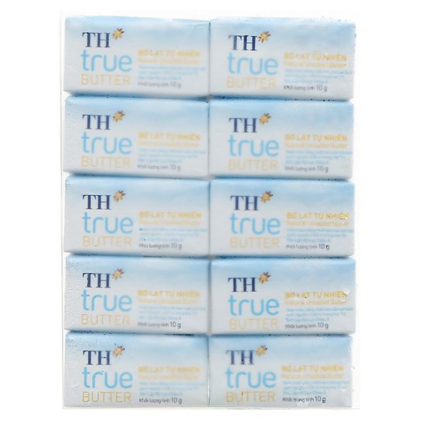  Phô mai tự nhiên TH True Butter 10 viên gói 100g 