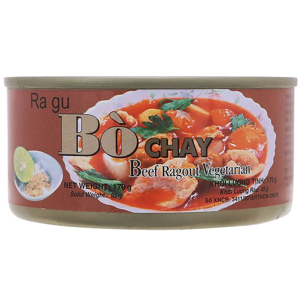  Ragu bò chay Vissan hộp 170g 