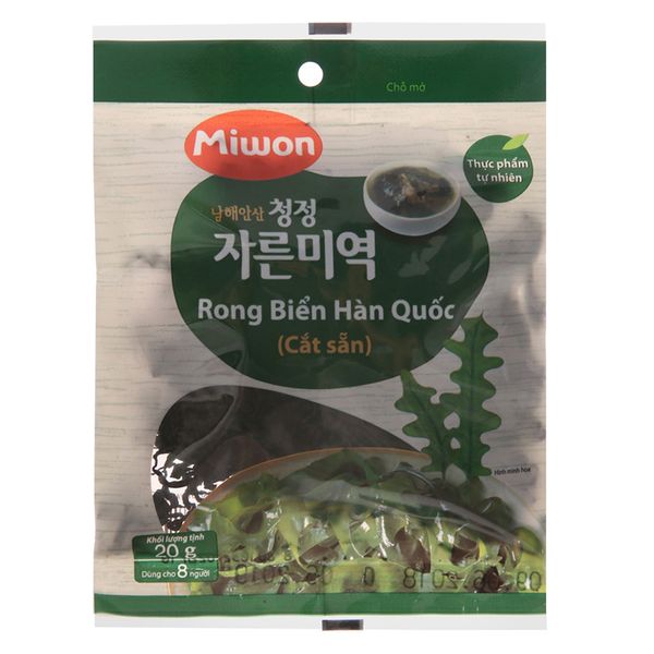  Rong biển Hàn Quốc cắt sẵn Miwon gói 20g 