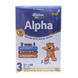  Sữa bột Dielac Alpha 3 cho trẻ từ 1 đến 2 tuổi hộp giấy 400g 