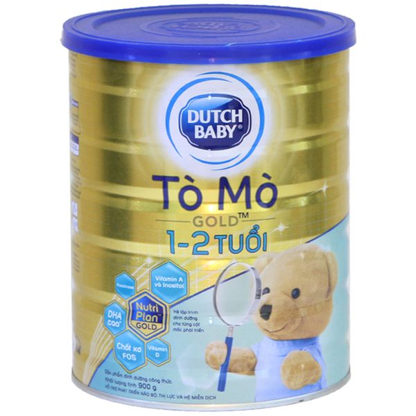  Sữa bột Dutch Bady Gold Tò Mò cho bé từ 1 đến 2 tuổi lon 900g 