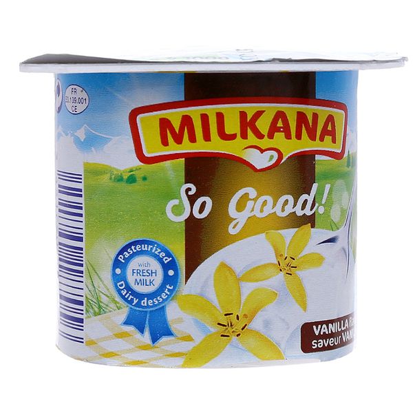  Sữa chua Milkana cho trẻ em vị Vani 100g 
