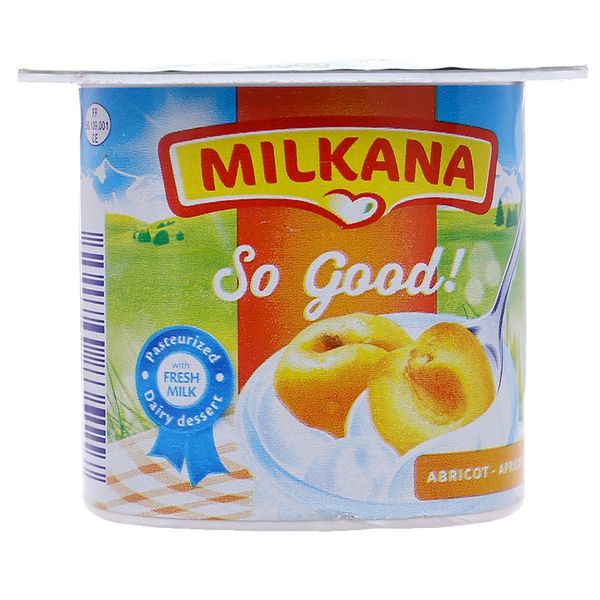  Sữa chua Milkana vị mơ trái cây 100g 