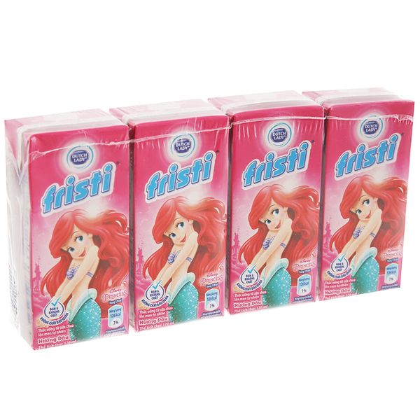  Sữa chua uống Fristi vị dâu lốc 4 x 170ml 