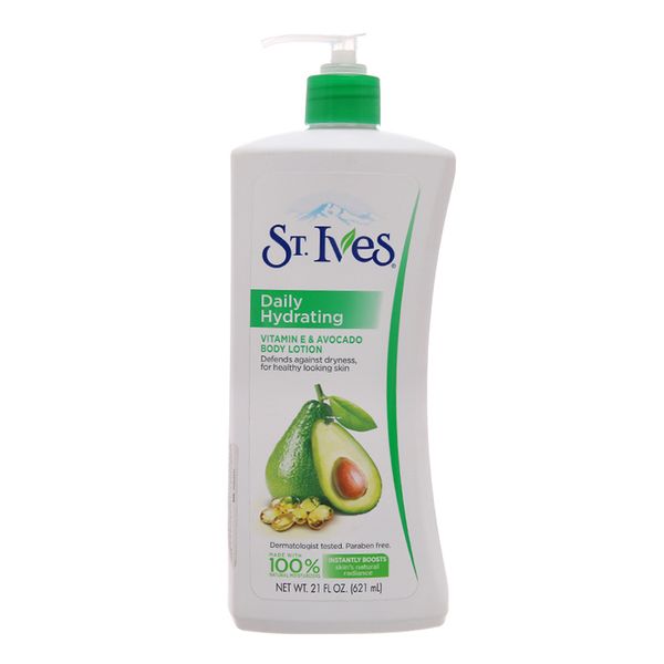  Sữa dưỡng thể ST.IVES chiết suất bơ dưỡng ẩm ngày và đêm 621ml 