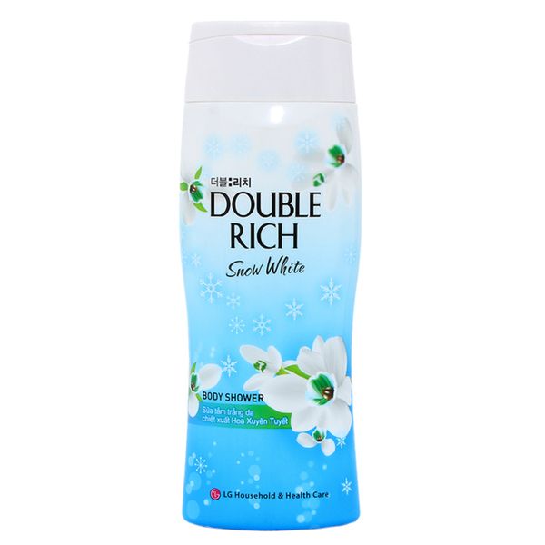  Sữa tắm Double Rich hoa xuyên tuyết trắng mịn chai 200g 