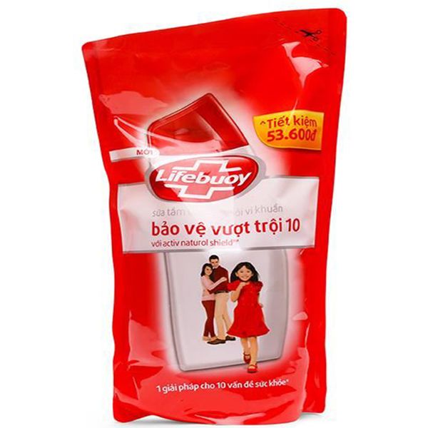  Sữa tắm Lifebuoy bảo vệ vượt trội túi 850g 