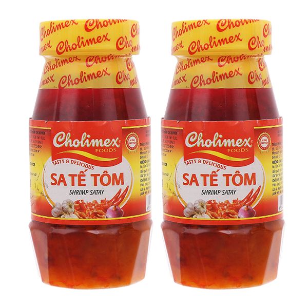  Sa tế tôm Cholimex bộ 2 chai x 90g 