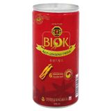  Nước uống hồng sâm 6 tuổi Biok vị mật ong hộp 12 lon x 200 ml 