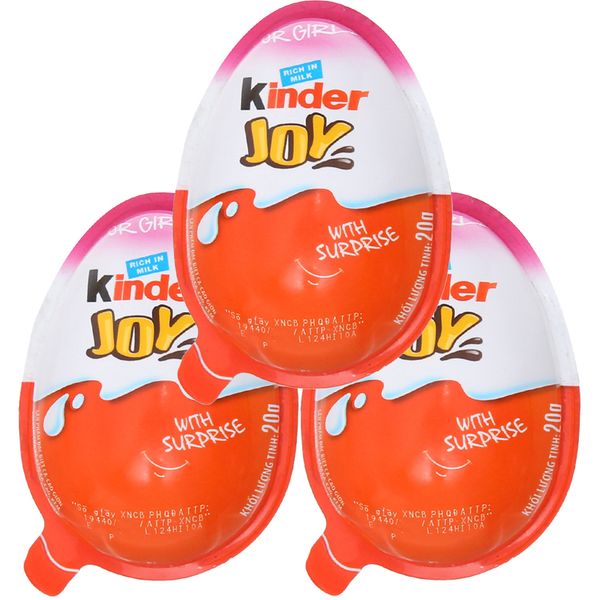 Socola trứng Kinder Joy cho bé gái bộ 3 viên x 20g 