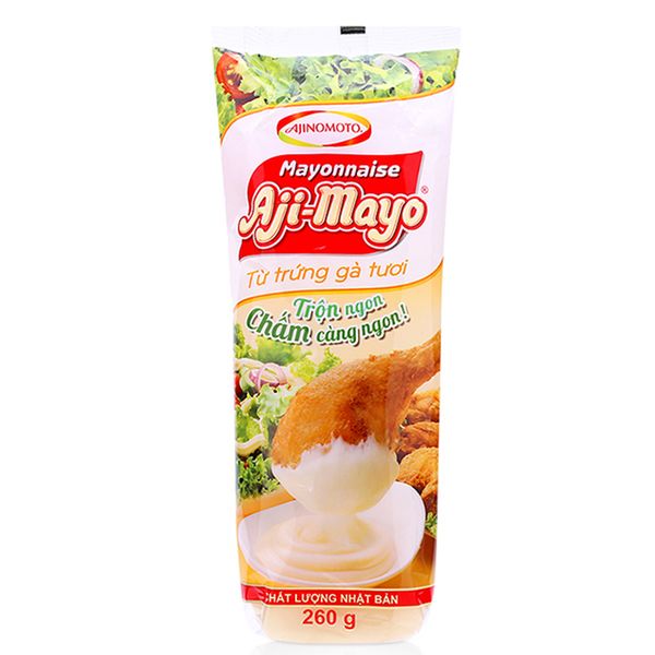  Sốt Mayonnaise chua béo Aji Mayo chai 260g 
