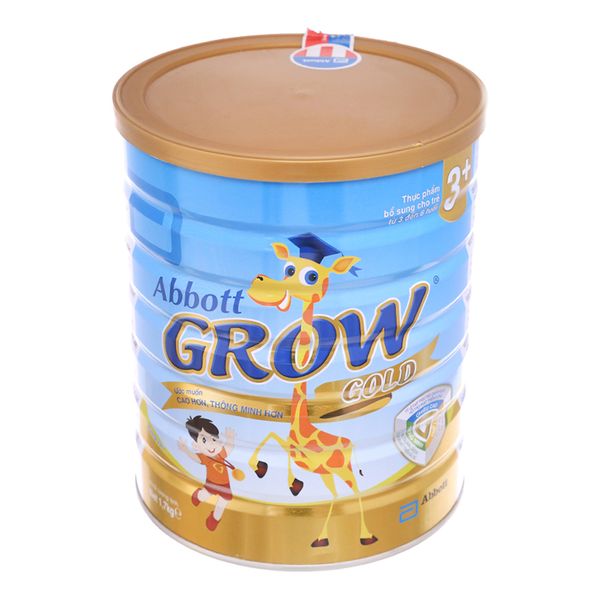  Sữa bột Abbott Grow Gold 3+ vani từ 3 đến 6 tuổi lon 1,7 kg 