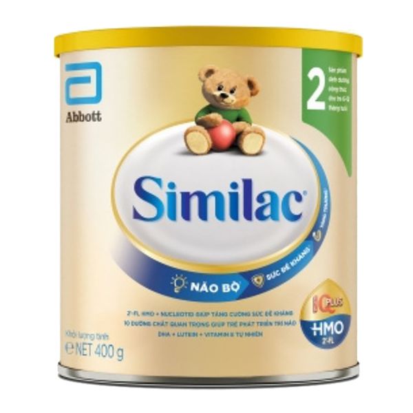  Sữa bột Abbott Similac Eye-Q 2 Plus HMO hương vani lon 400g 