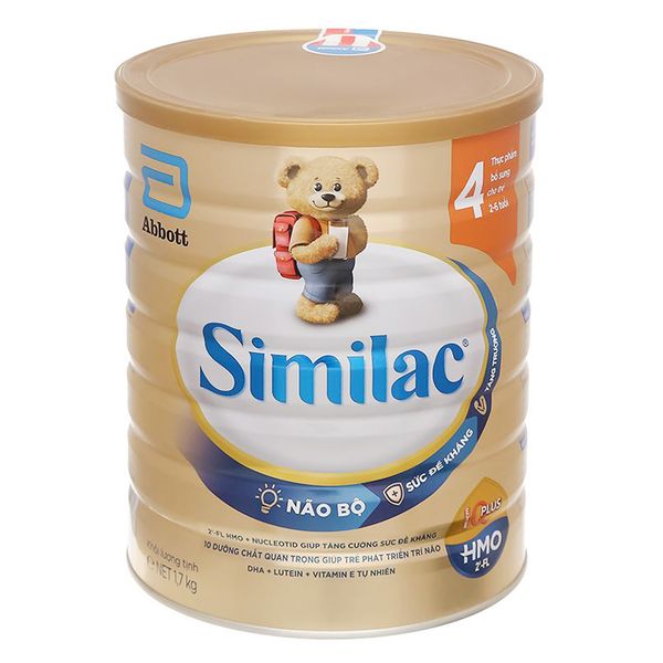  Sữa bột Abbott Similac Eye-Q 4 Plus HMO hương vani lon 1,7kg 