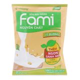  Sữa đậu nành Fami nguyên chất ít đường lốc 10 gói x 200ml 