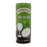  Sữa dừa Wonderfarm lon 240ml 