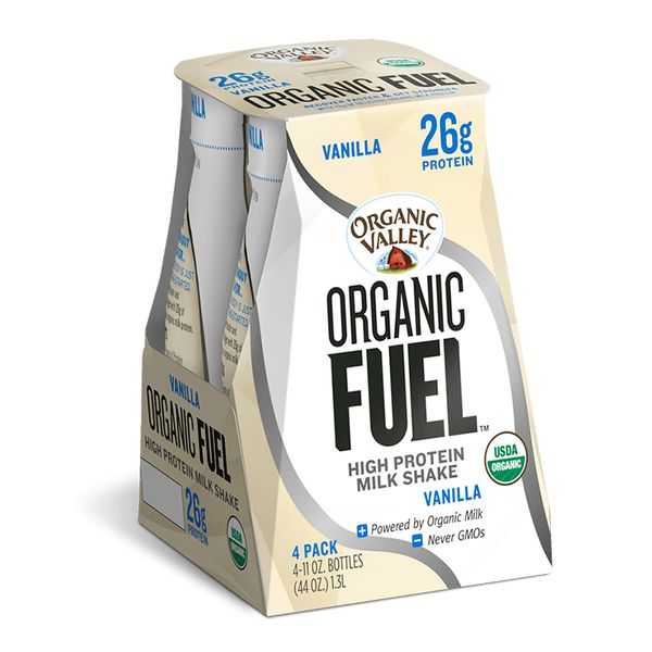  Sữa hữu cơ Organic Valley Fuel vị Vani lốc 4 chai x 325 ml 