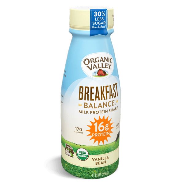  Sữa hữu cơ Organic Valley Protein vị Vani chai 325 ml 