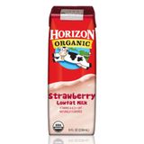  Sữa hữu cơ tách béo Horizon Organic vị dâu hộp 236 ml 