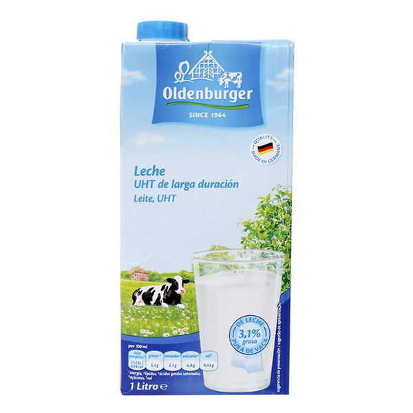  Sữa tiệt trùng Oldenburger 3.1% béo hộp 1 lít 