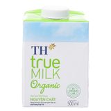  Sữa tươi hữu cơ tiệt trùng TH true MILK Organic nguyên chất hộp 500ml 