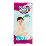  Tã dán Bobby Fresh size L dành cho bé 9 - 13kg gói 42 miếng 