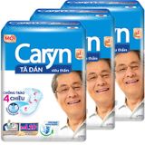  Tã dán Caryn hạn chế đi lại siêu thấm size M L thùng 6 gói x 10 miếng 