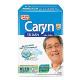  Tã dán Caryn hạn chế đi lại siêu thấm size M thùng 6 gói x 10 miếng 