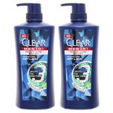  Tắm gội Clear men 3 in 1 mát lạnh chai 650 g 