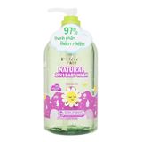  Tắm gội toàn thân cho bé Purité Baby cúc la mã chai 500ml 