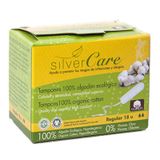  Tampon hữu cơ 2 giọt Silvercare Regular hộp 18 miếng 