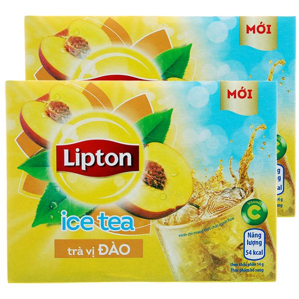  Trà đào Lipton Ice Tea bộ 2 hộp x 224g 